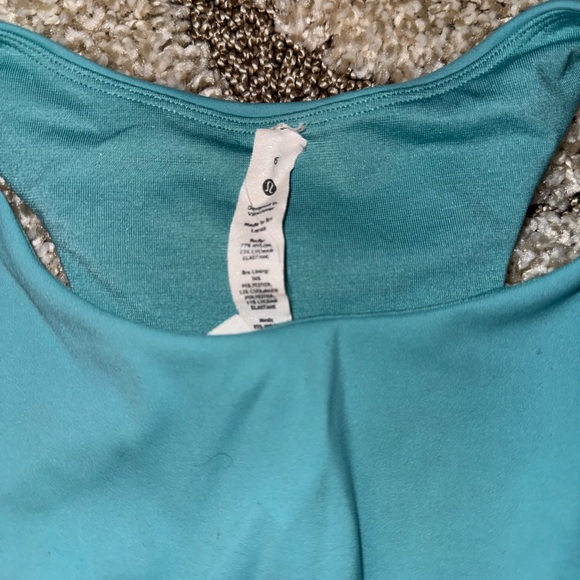 Lululemon Teal Align High-Neck Tank Top Teal - Picture 2 of 8